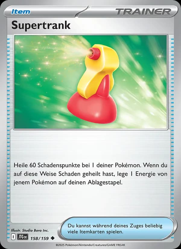 Supertrank card in German