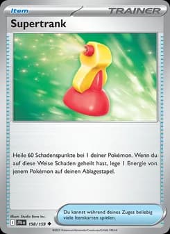 Supertrank card in German