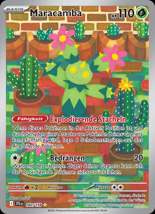 Maracamba card in German
