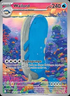 Wailord card in German