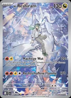 Ns Reshiram card in German