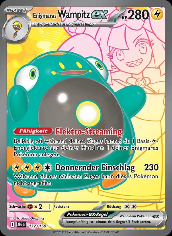 Enigmaras Wampitz-ex card in German