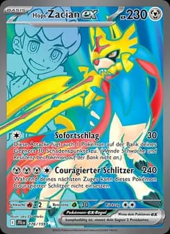Hops Zacian-ex card in German