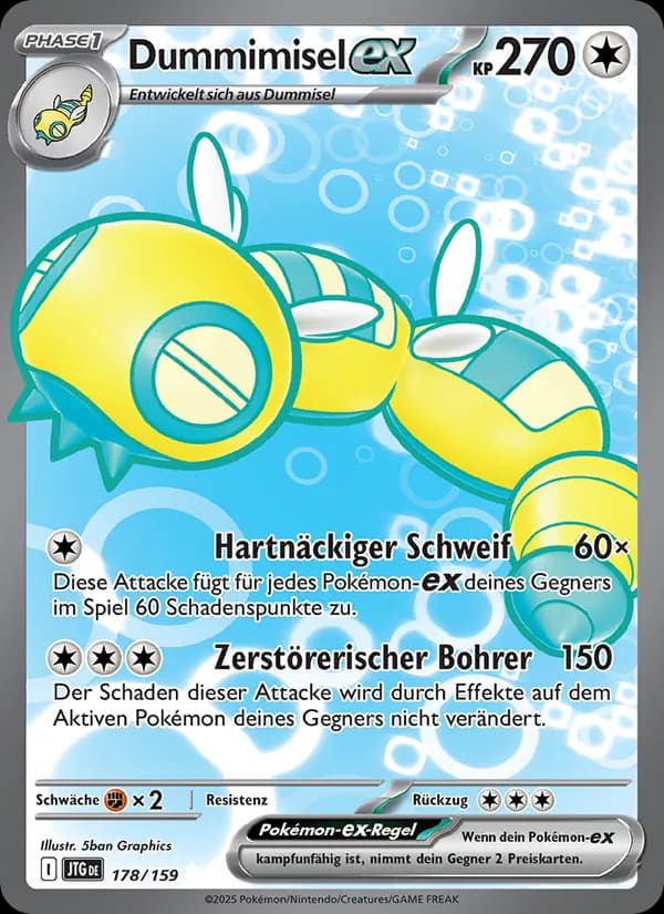 Dummimisel-ex card in German