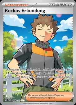 Rockos Erkundung card in German
