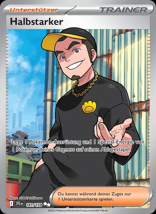 Halbstarker card in German