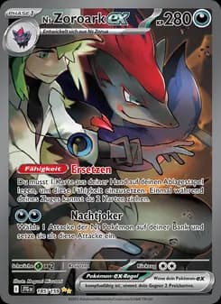Ns Zoroark-ex card in German