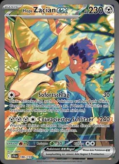 Hops Zacian-ex card in German