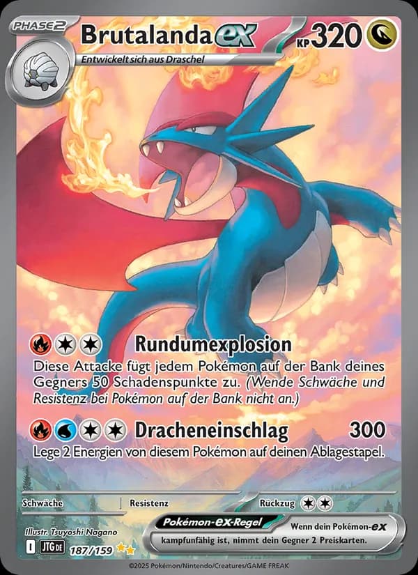 Brutalanda-ex card in German