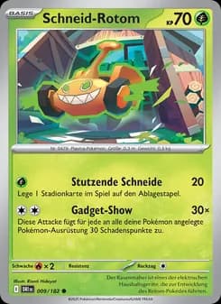 Schneid-Rotom card in German
