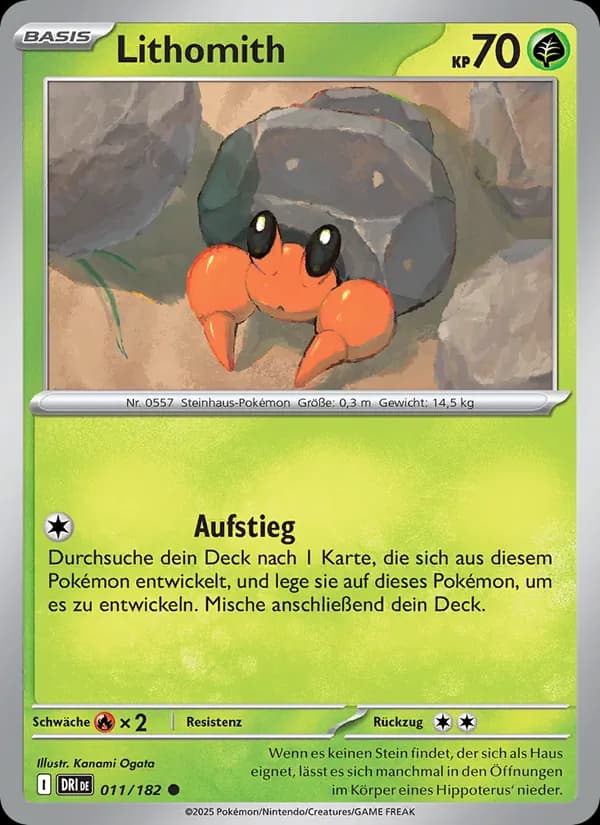 Lithomith card in German