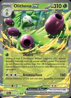 Olithena-ex card in German