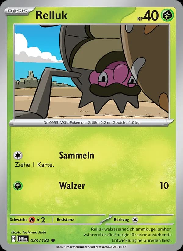 Relluk card in German