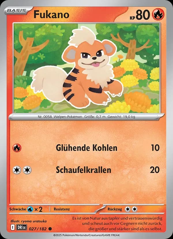 Fukano card in German