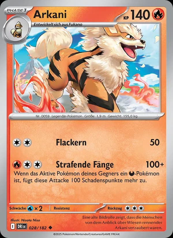 Arkani card in German