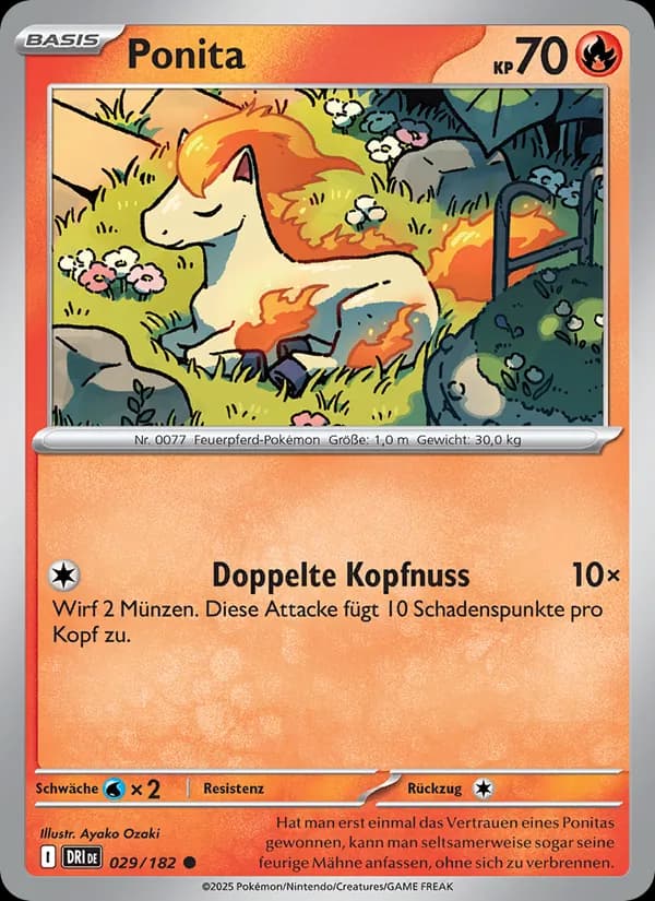 Ponita card in German