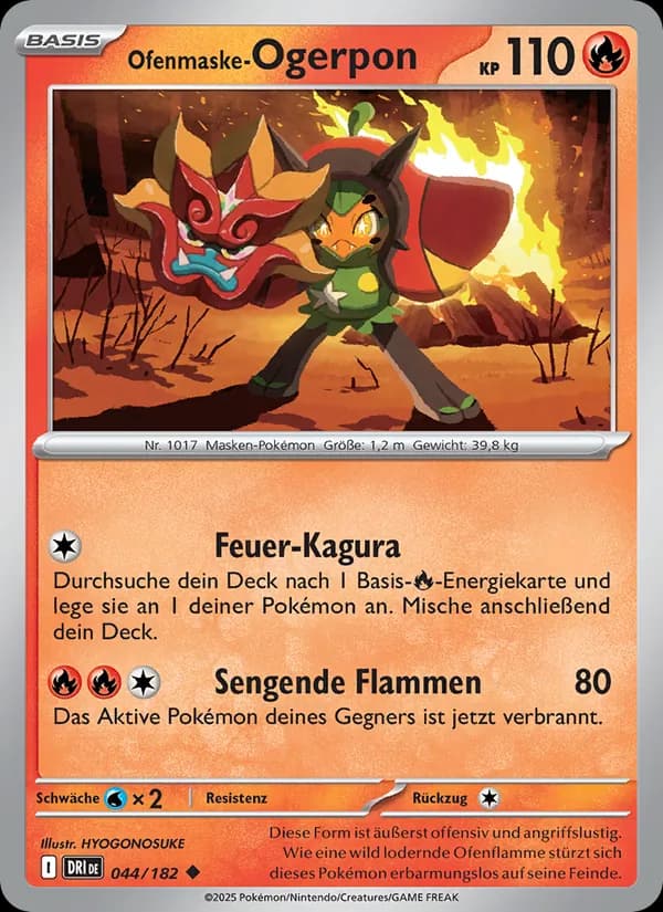 Ofenmaske-Ogerpon card in German