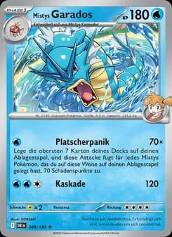 Mistys Garados card in German