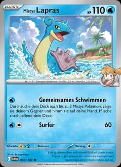 Mistys Lapras card in German