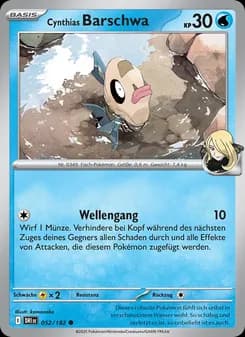 Cynthias Barschwa card in German