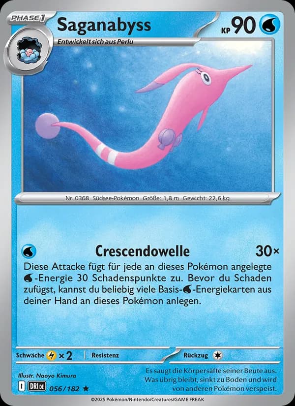 Saganabyss card in German