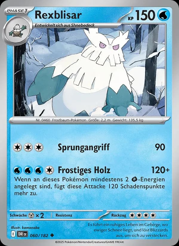 Rexblisar card in German
