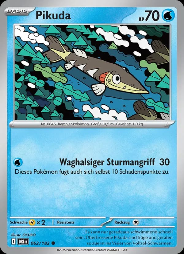 Pikuda card in German