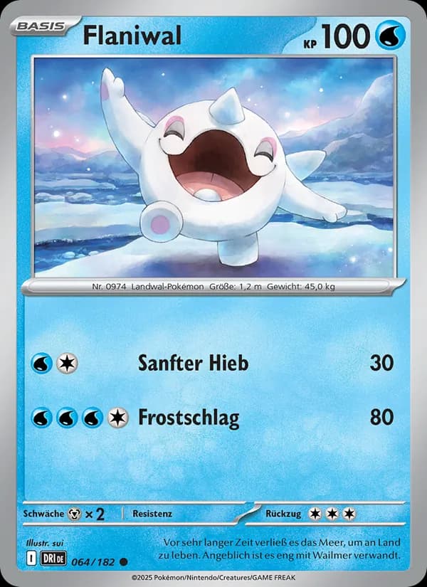 Flaniwal card in German
