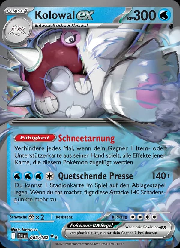Kolowal-ex card in German