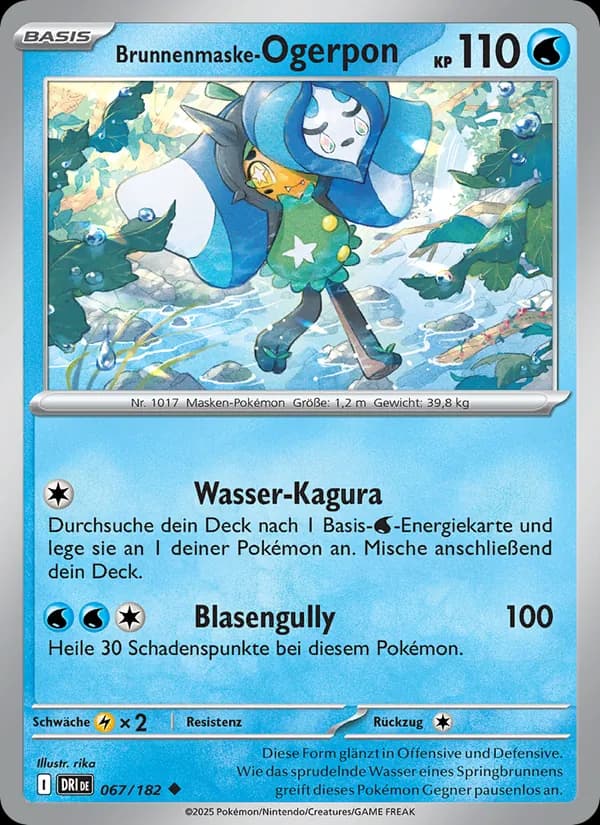 Brunnenmaske-Ogerpon card in German