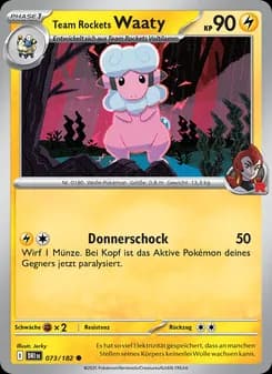 Team Rockets Waaty card in German