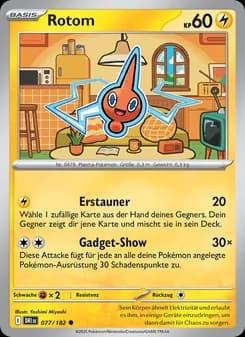 Rotom card in German