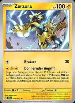Zeraora card in German