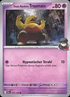 Team Rockets Traumato card in German