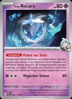 Troys Rocara card in German