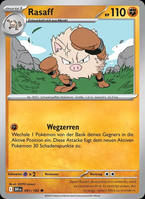 Rasaff card in German