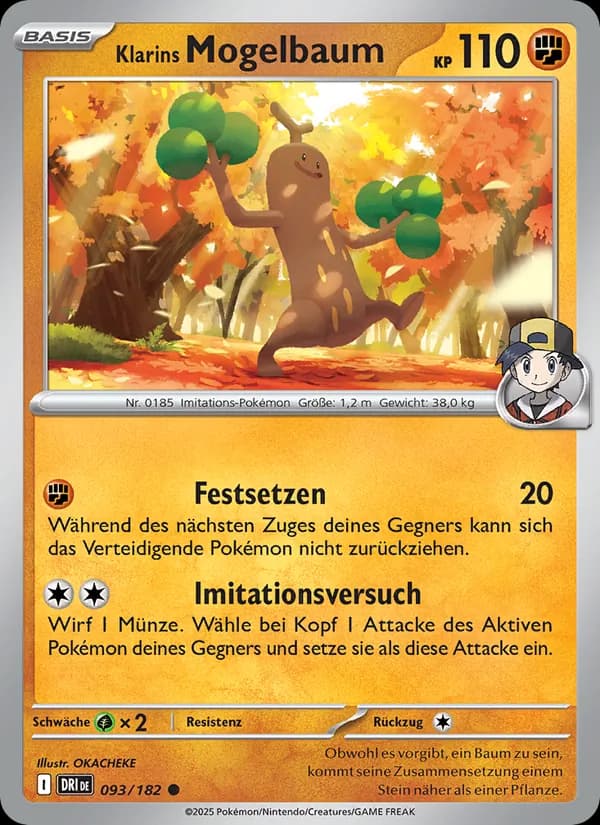 Klarins Mogelbaum card in German