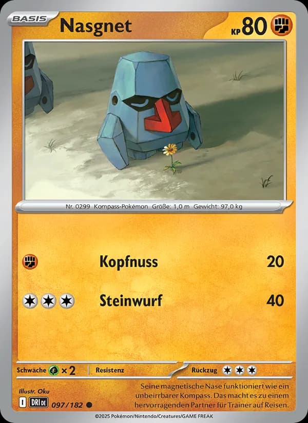 Nasgnet card in German