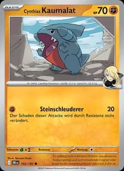 Cynthias Kaumalat card in German