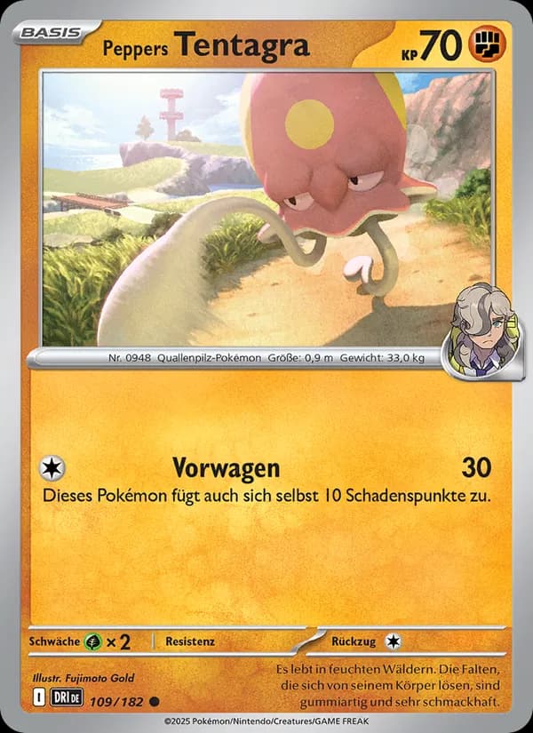 Peppers Tentagra card in German