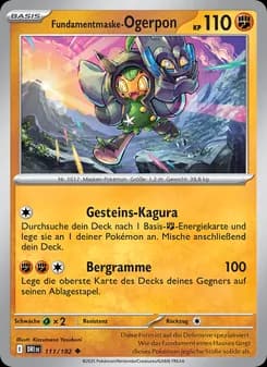 Fundamentmaske-Ogerpon card in German