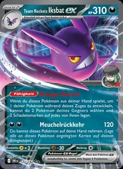 Team Rockets Iksbat-ex card in German