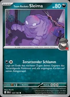 Team Rockets Sleima card in German