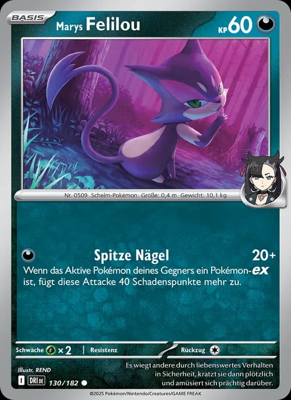 Marys Felilou card in German