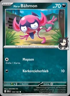 Marys Bähmon card in German