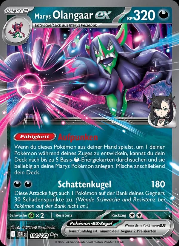 Marys Olangaar-ex card in German