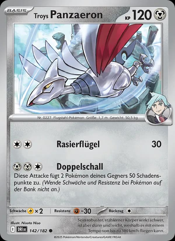 Troys Panzaeron card in German