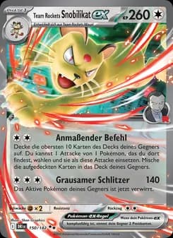 Team Rockets Snobilikat-ex card in German