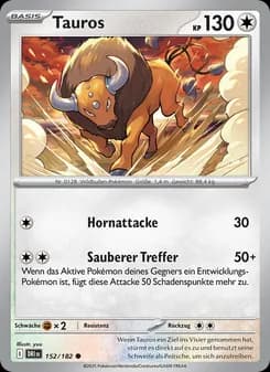Tauros card in German