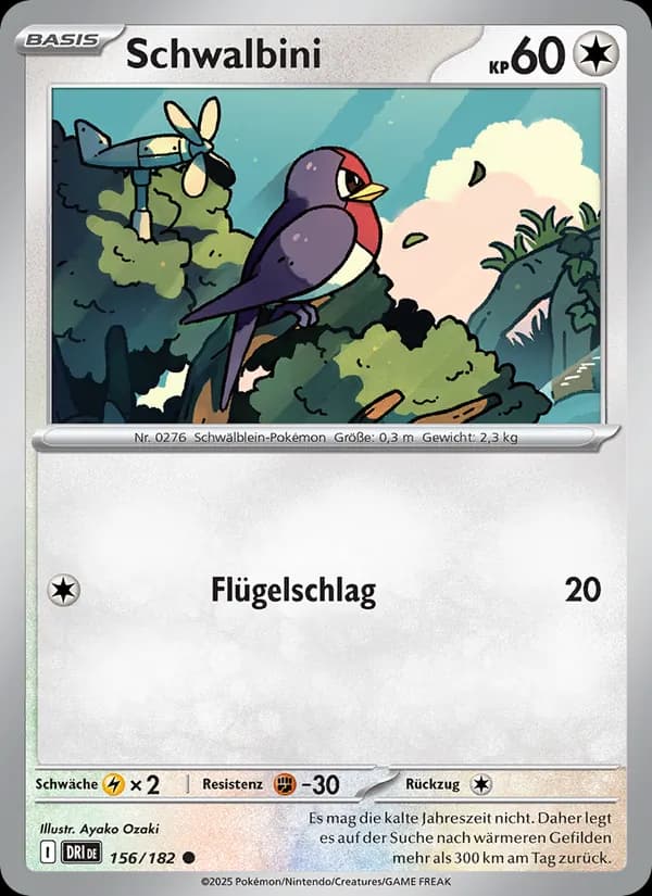 Schwalbini card in German